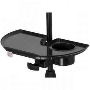 Gator Frameworks GFW-MICACCTRAY Microphone Stand Accessory Tray with Drink Holder