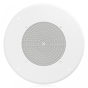 Atlas Sound HD72W-USA 8" In-Ceiling Speaker with 25V/70V Transformer and 62-8 Baffle - BAA Compliant