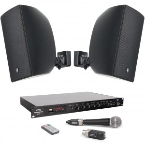 Small Auditorium Sound System with Wireless Microphone