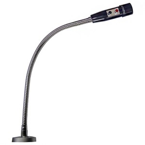 Astatic AMC105-2-19 Dual Zone 19" Gooseneck PTT Paging Microphone