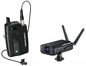 Audio-Technica ATW-1701/L System 10 Camera-Mount Digital Wireless System with Lavalier Microphone