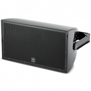 JBL AW526-LS-BK All-Weather 2-Way High Power Loudspeaker with 1 x 15" LF for Life Safety Applications - Black