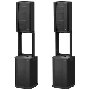 Bose F1 System with Dual Bose Model 812 Flexible Array Loudspeakers and F1 Powered Subwoofers