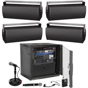 Football Stadium Sound System with 4 Bose ArenaMatch Speakers