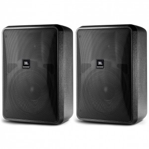 JBL Control 28-1 High Output Indoor/Outdoor Background and Foreground 8" Speaker 240W 70V 100V 8 Ohm Inputs - Pair