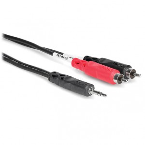 Hosa CMR-206 Stereo Breakout Audio Cable - 6ft