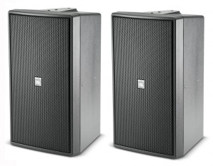 JBL Control 29AV-1 8" 2-Way Premium Indoor/Outdoor Speaker with 70V 100V 8Ω Inputs and InvisiBall Mounting Hardware - Pair