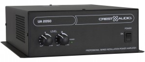 Crest Audio UA-2050 Utility Amplifier 2-In Mono 50-Watt Amplifier 4-Ohm 70V & 100V (120V or 240VAC)