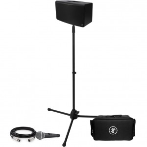 Portable Classroom Sound System with Mackie Rechargeable PA Bluetooth Speaker and Microphone