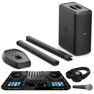 Portable DJ Sound System with Bose L1 Pro32 Portable Line Array System, Subwoofer, 4-Channel DJ Controller and On-Ear Headphones