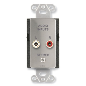 RDL DS-CIJ3 Passive Unbalanced Line-Level Audio Mixer for Stereo to Mono with Hum-Rejecting Transformers