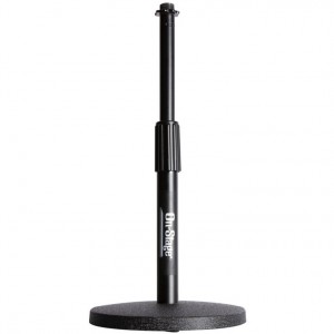 On-Stage Stands DS7200B Adjustable Height Desktop Microphone Stand - Black