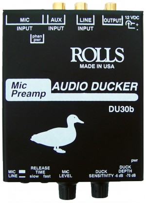 Rolls DU30b Microphone Preamplifier Audio Ducker