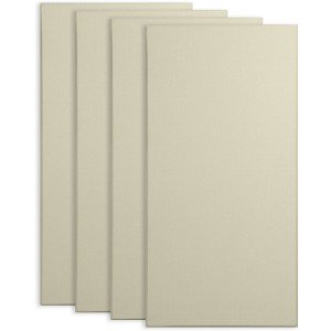 Primacoustic Broadband Absorber 24" x 48" x 3" Broadway Acoustic Panels, Square Edge - Beige (4-Pack)