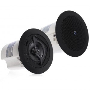 Atlas Sound FAP40T-B Strategy II Series 4" In-Ceiling Loudspeakers - Pair
