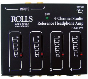 Rolls HA43-Pro 4-Channel Headphone Amplifier