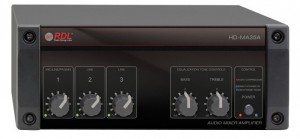 RDL HD-MA35A Mixer Amplifier with Power Supply