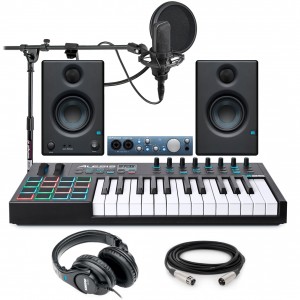 Home Recording Studio Package with 2 PreSonus Eris E3.5 Monitors and AudioBox iTwo USB 2.0 Audio Interface
