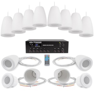 restaurant pendant speaker system