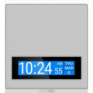 Atlas Sound IP-SDM POE+ Indoor Wall Mount IP Speaker with LCD Display and Talkback Microphone