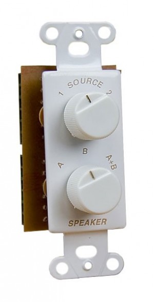 Pro-Wire IW-202 In-Wall Source/Speaker Selector Switch Plate