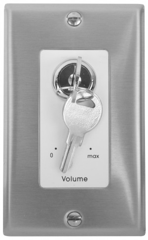 Lowell KL100-PA Keylock Series Volume Control