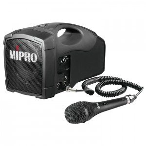 MIPRO MA-101C/MM-107 Personal Portable PA System with Wired Microphone