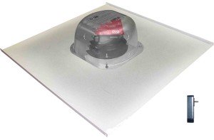 OWI 2X2AMP-BT2S61 6.5" Drop Ceiling Speakers with Bluetooth on a 2x2 Tile