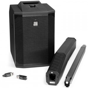 Portable PA Sound System with Electro-Voice EVOLVE 50 1000W Bluetooth System and Xvive U3 Digital Wireless Plug-On System