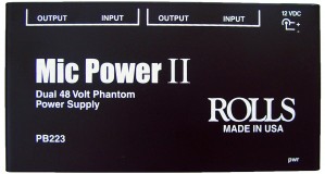 Rolls PB223 Dual Phantom Power Adapter