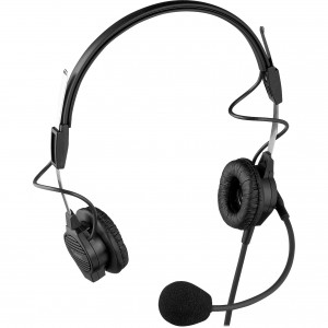 Telex PH-44 Dual-Sided Intercom Headset with Flexible Dynamic Boom and A4F Connector