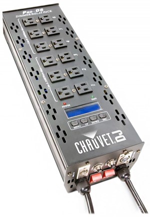 CHAUVET DJ Pro-D6 6-Channel DMX-512 Dimmer/Switch Pack