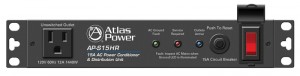 Atlas Sound AP-S15HR 15A Half Width Rack Power Conditioner