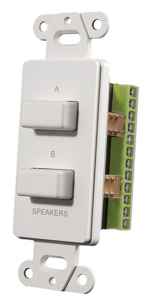 Pro-Wire IW-303 In-Wall Speaker Selector Switch Plate