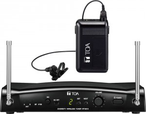 TOA WS-5325M Wireless Omni Lavalier Microphone System