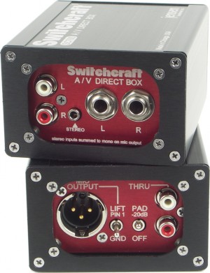 Switchcraft SC700CT A/V Direct Box with Custom Transformer