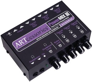 ART PowerMIX III Three Channel Personal Stereo Mixer