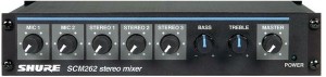 Shure SCM262 Stereo Microphone Mixer