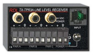 RDL TX-TPR3A Three-Pair Receiver