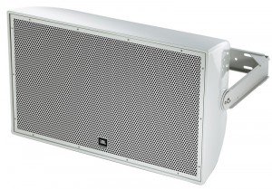 JBL AW526-LS All-Weather 2-Way High Power Loudspeaker with 1 x 15" LF for Life Safety Applications - Gray