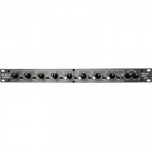 Rolls RM85 8-Channel Two-Zone Mic Line 1U Rack Mount Mixer XLR and 1/4" Balanced Inputs 