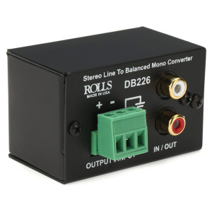 Rolls DB226 Stereo Line to Balanced Mono Converter