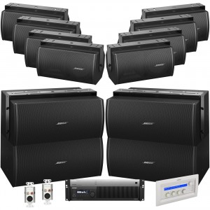 Bose Nightclub and Venue Sound System with 8 RoomMatch Utility Speakers and 4 Subwoofers (Discontinued)