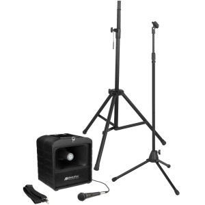 AmpliVox S6820 Basic Wired Mega Hailer PA Bundle