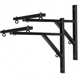 On-Stage Stands SS7990 Hanging Speaker Brackets with 180° Steering and Mounting Hardware - Pair