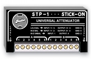 RDL STP-1 2 Channel Universal Audio Attenuator