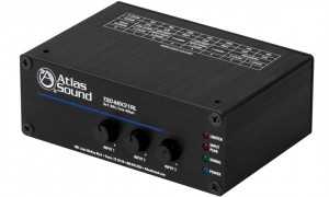 Atlas Sound TSD-MIX31RL 3x1 Mic/Line Mixer