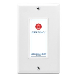 Audio Enhancement WPA-505 Decora Wall Plate with Emergency Button and Ambient Microphone