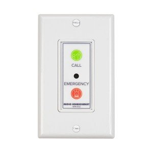 Audio Enhancement WPA-5023 Decora Wall Plate with Call Button, Emergency Button and Ambient Microphone