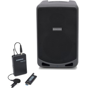Samson Expedition XP106wLM Rechargeable Portable PA System with Lavalier Mic Wireless System and Bluetooth